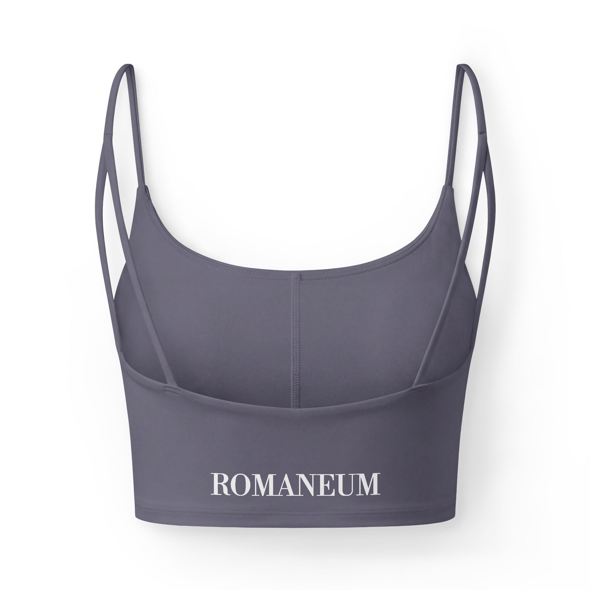 Luxe Crop Bra — ROMANEUM Cross Logo