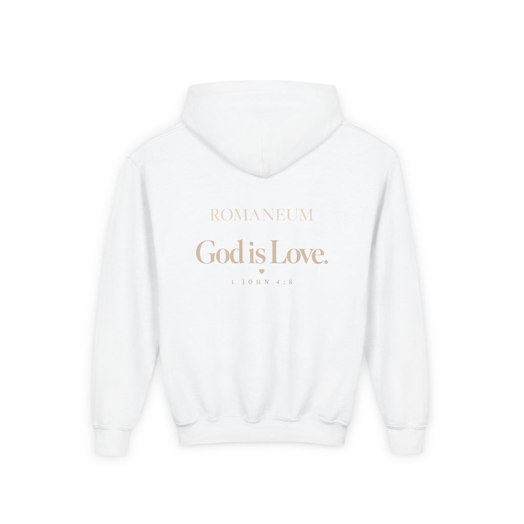Youth Hoodie — To Live Is Christ / God Is Love Sweatshirt