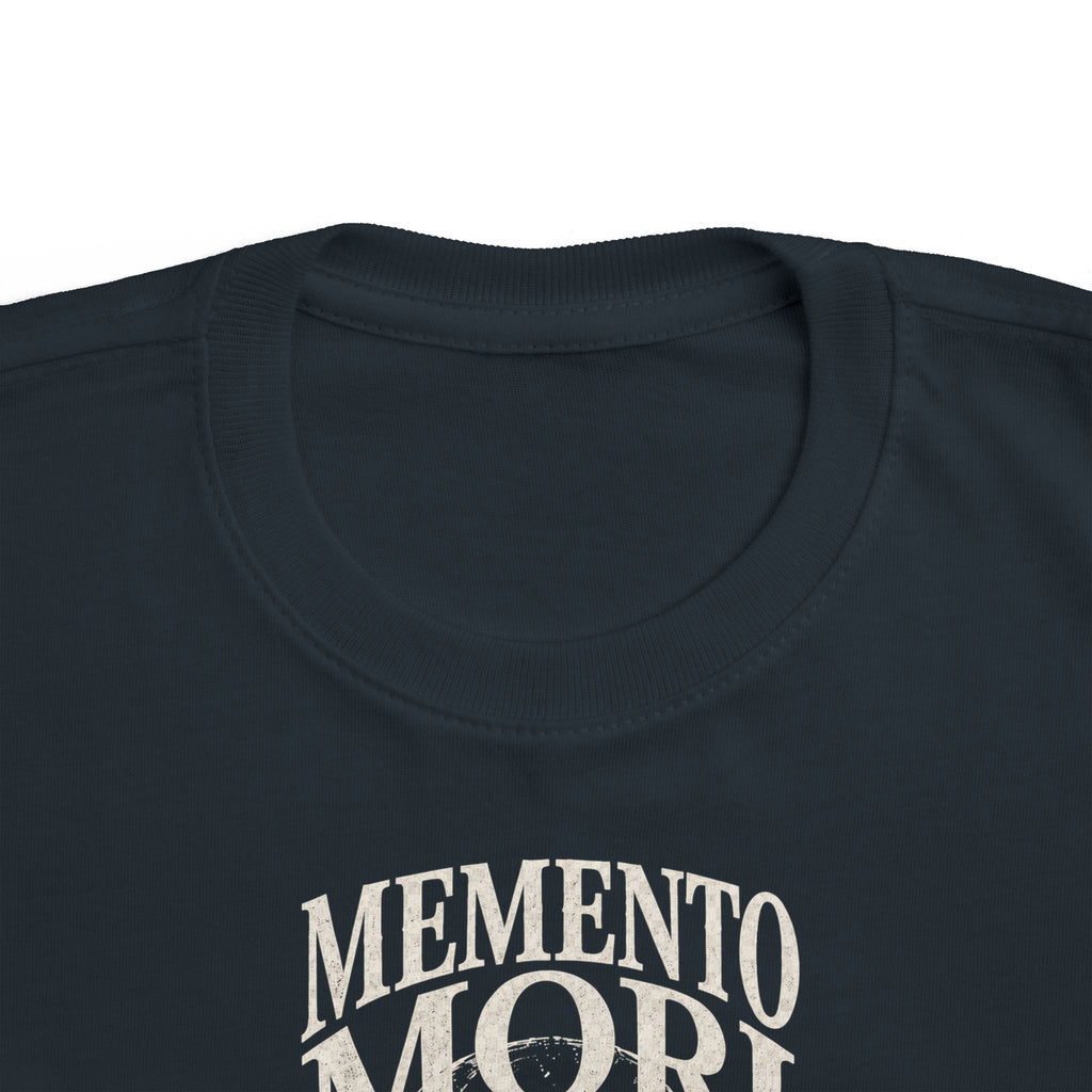 Memento Mori Toddler Tee — Vintage Skull Romaneum Graphic Shirt