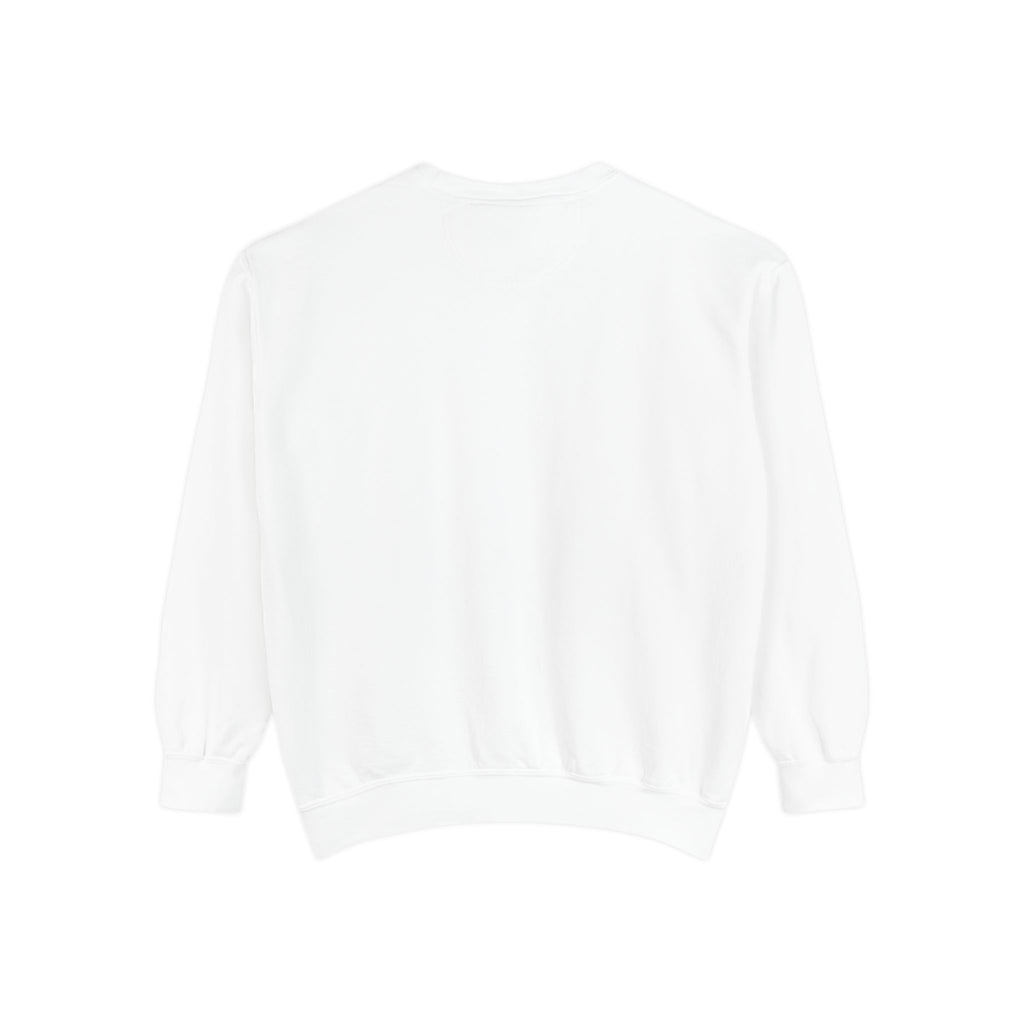 Sweatshirt | Distressed Face Print, Hebrew Text