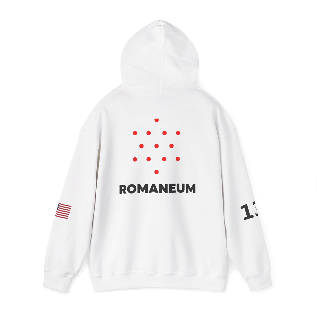 Romaneum Heavy Blend Hoodie | Flag & 13