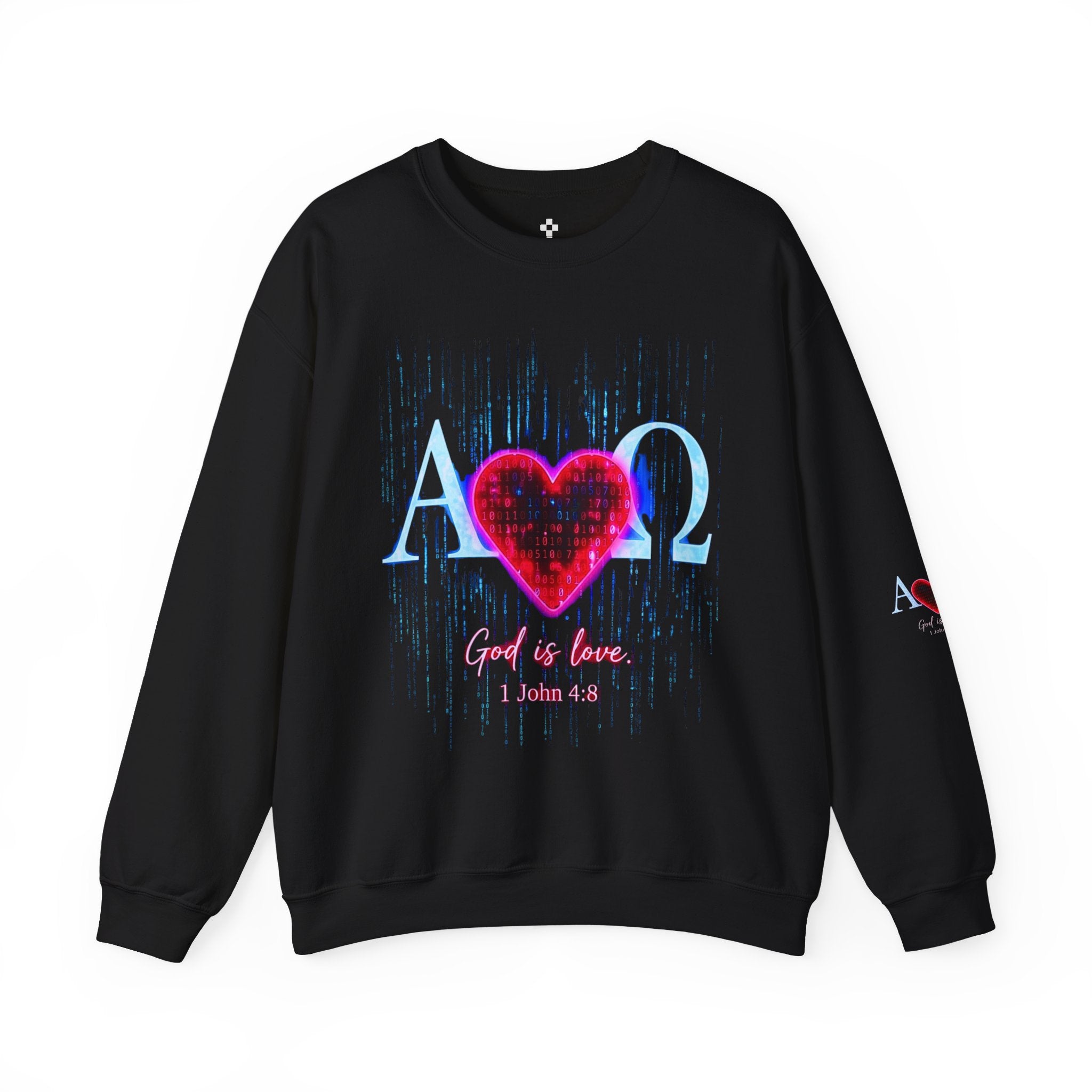 Alpha Omega Heart Sweatshirt ROMANEUM
