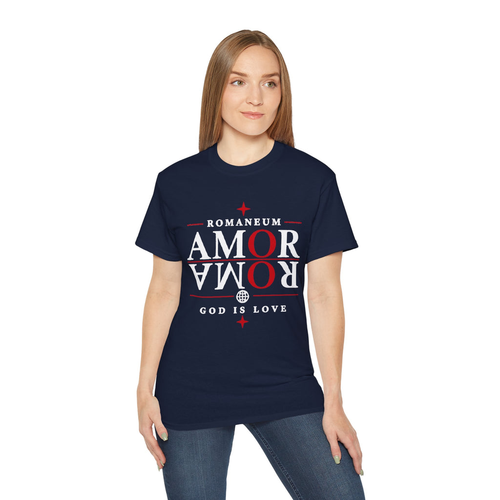 Romaneum AMOR/ROMA God Is Love Graphic Tee