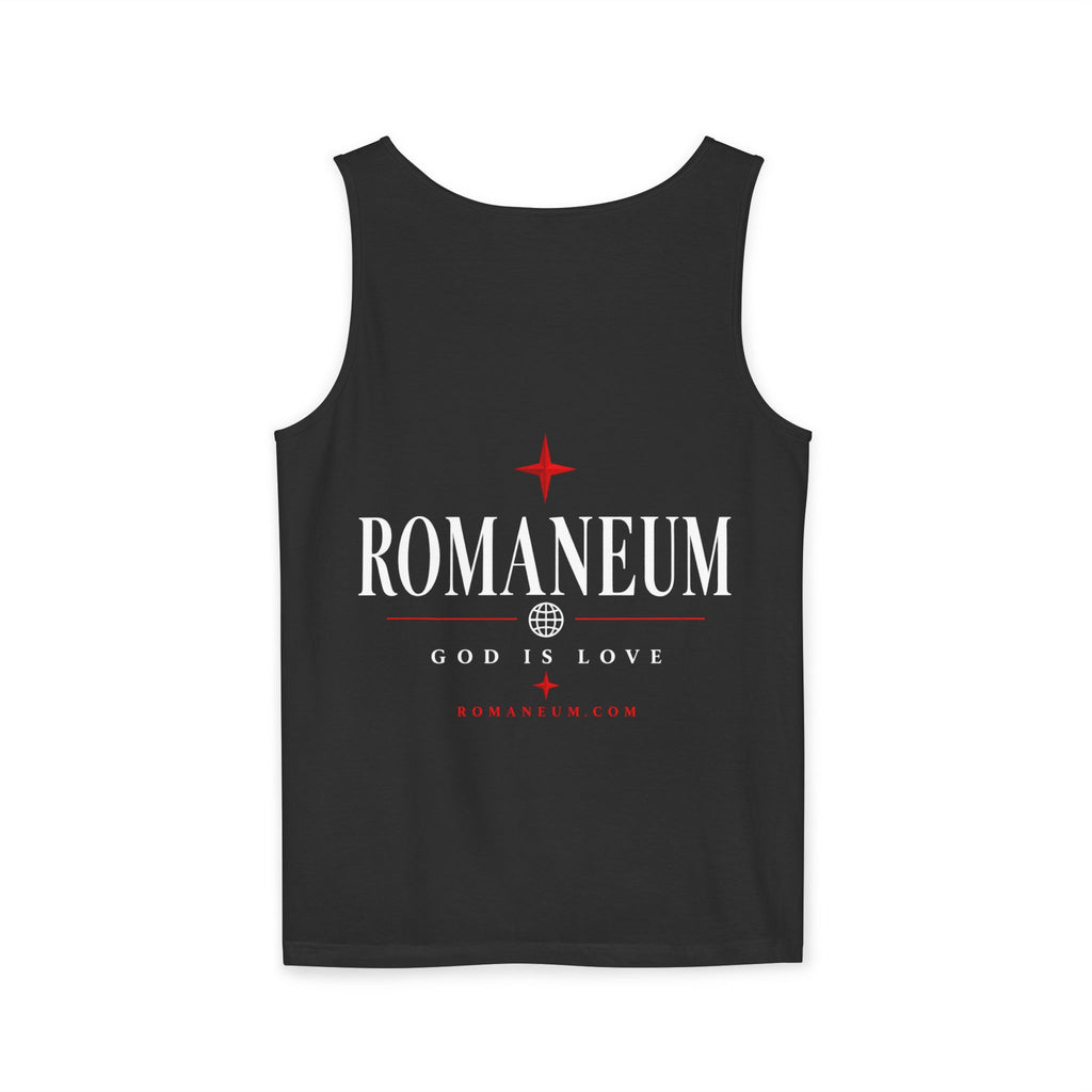 Amor/Roma Romaneum Tank Top — "God Is Love" Graphic Tank