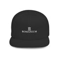 Romaneum Embroidered Flat Bill Snapback Hat
