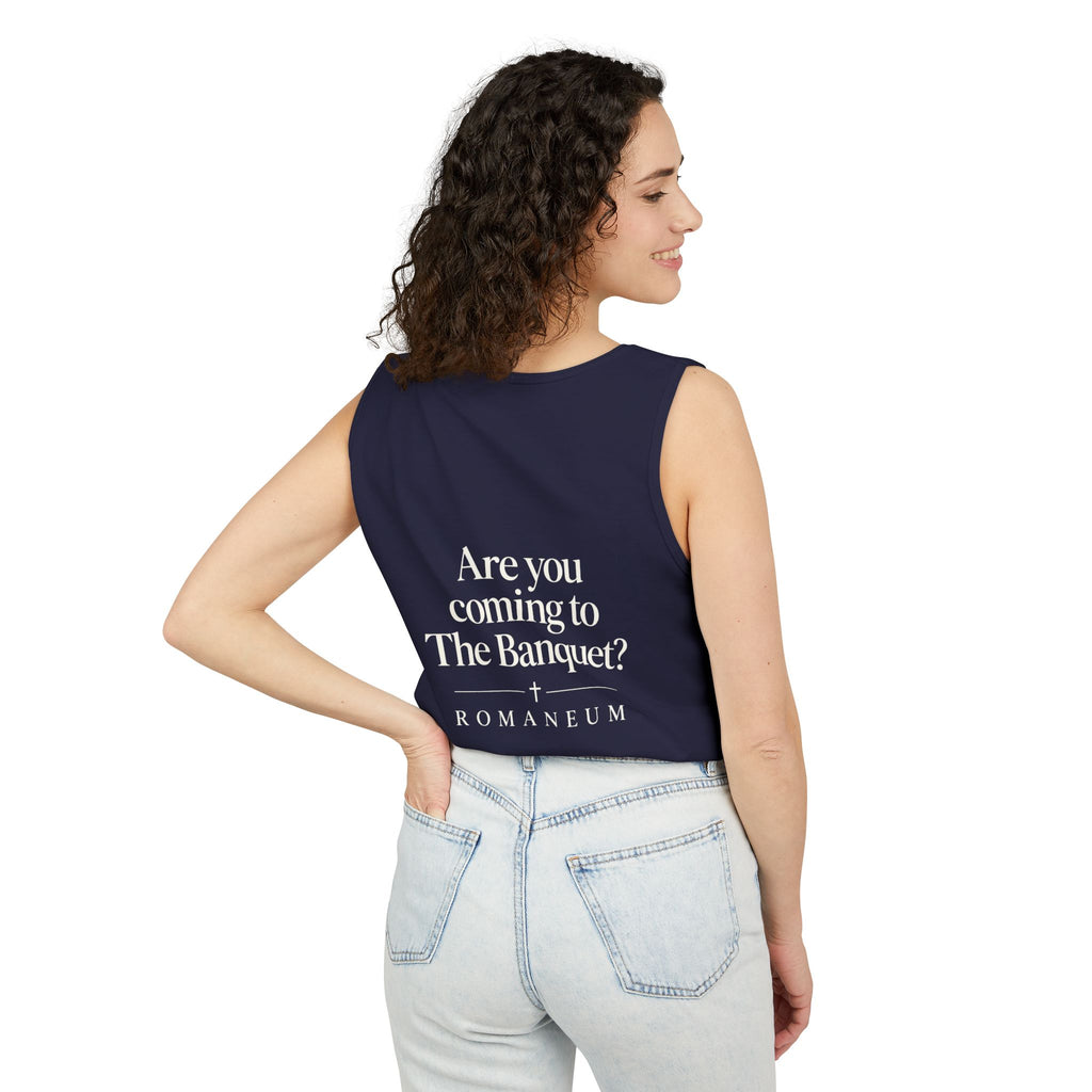 Banquet Invitation Tank Top — "Are You Coming to The Banquet?" Romaneum