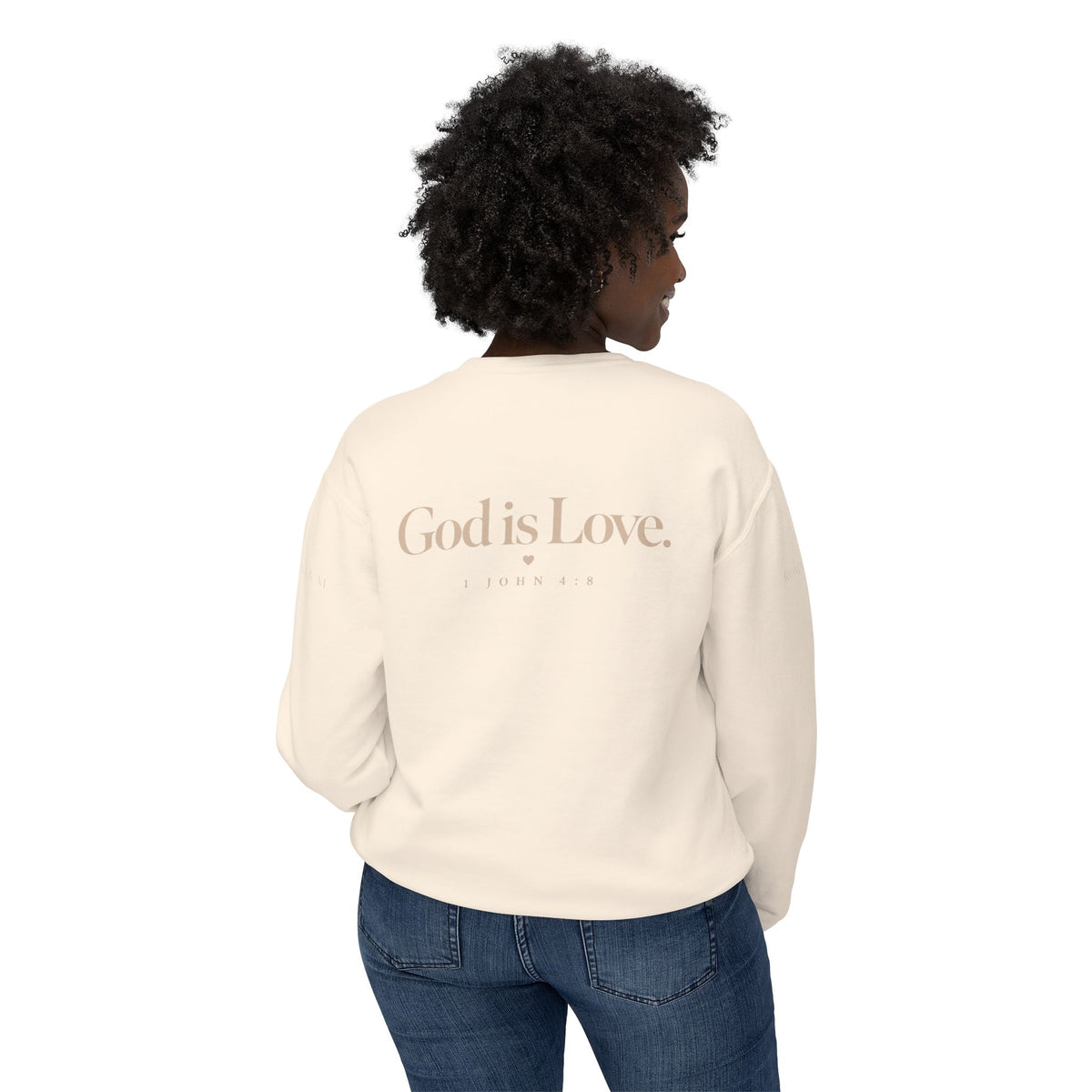 Romaneum Crewneck Sweatshirt — "To Live Is Christ" / "God Is Love"