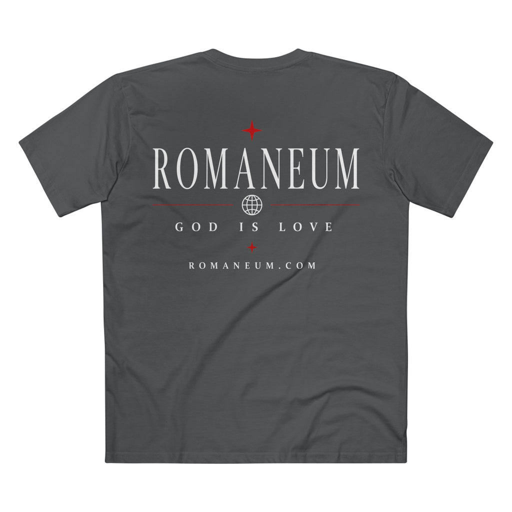 Romaneum AMOR/ROMA Tee — God Is Love Christian T‑Shirt