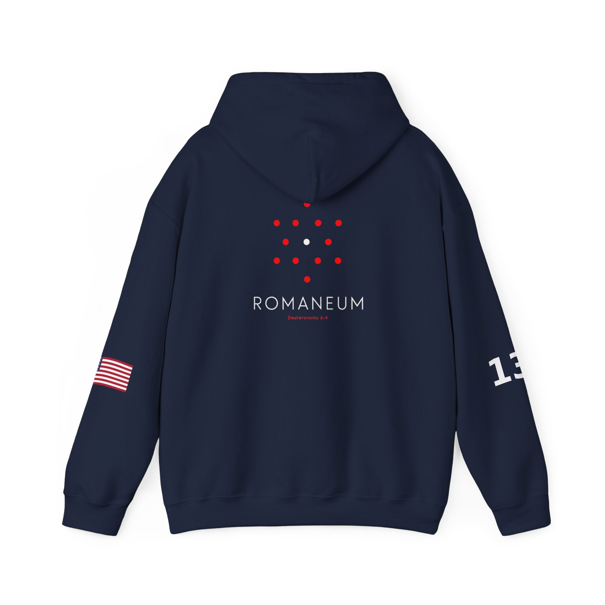 Romaneum Heavy Blend Hoodie | Flag & 13