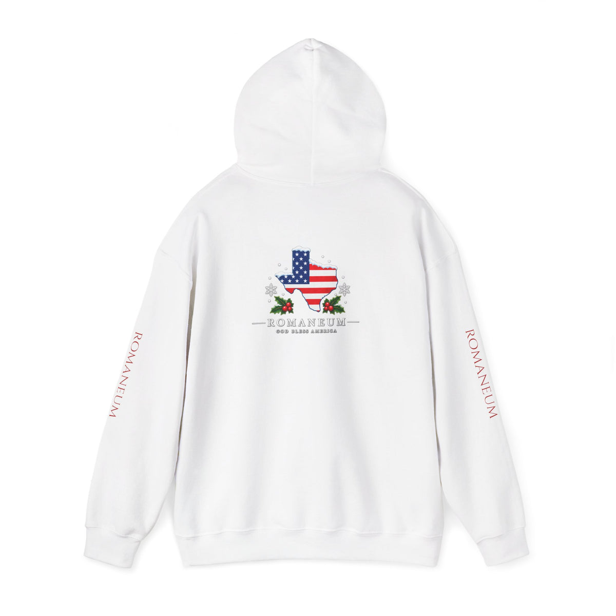 American Flag Texas Hoodie — God Bless America Patriotic Pullover