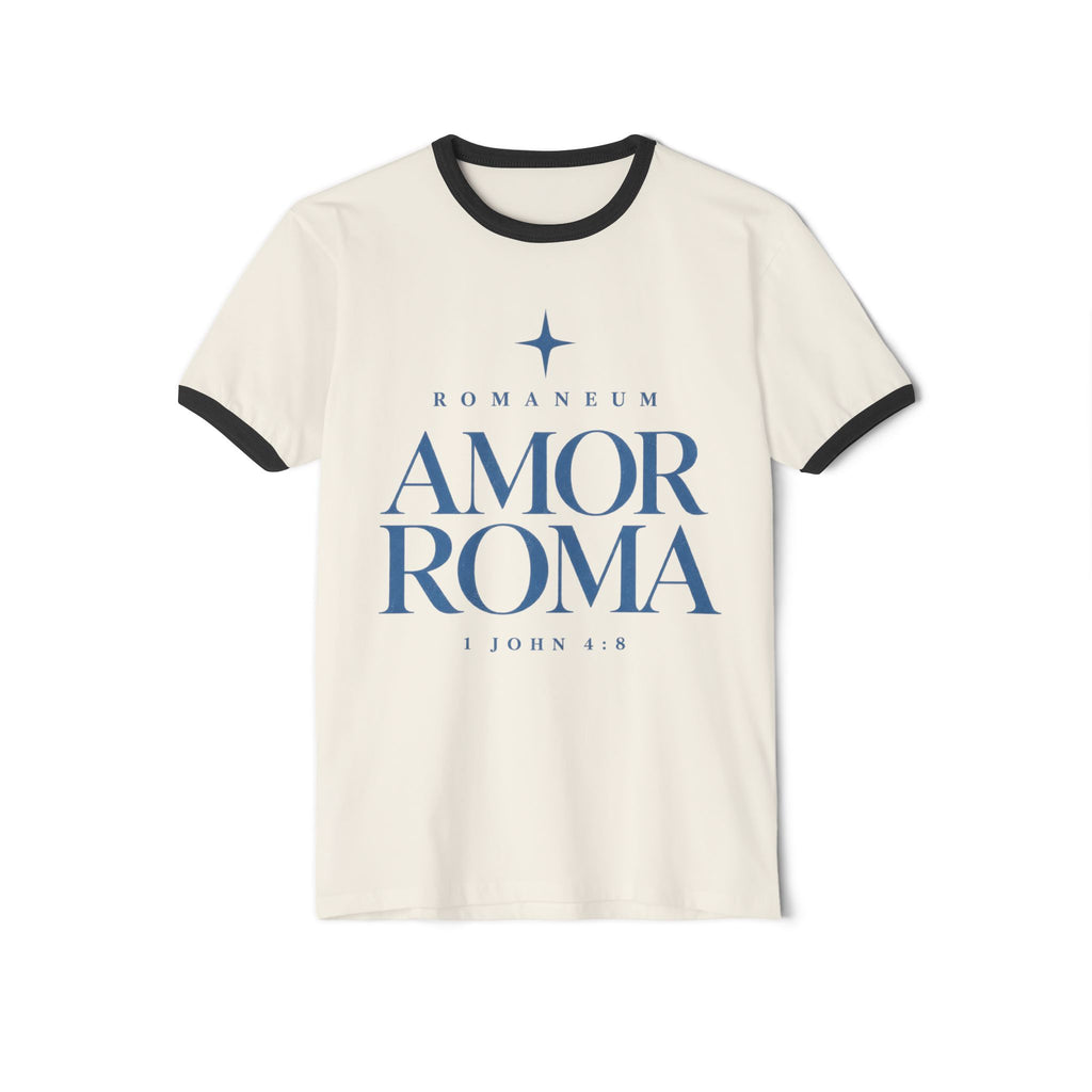Amor Roma Ringer T-Shirt — "From Above" Graphic Tee
