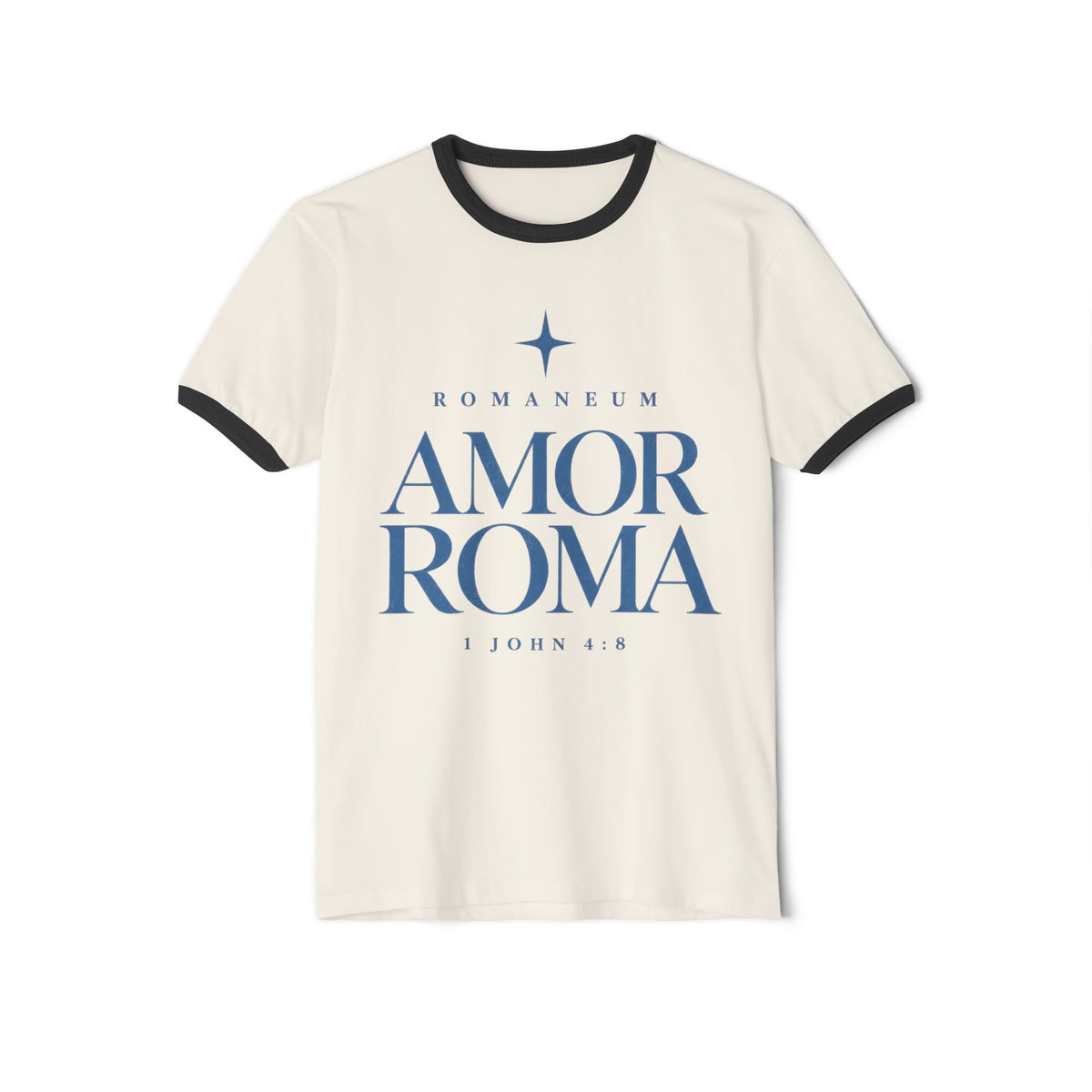 Amor Roma Ringer T-Shirt — "From Above" Graphic Tee