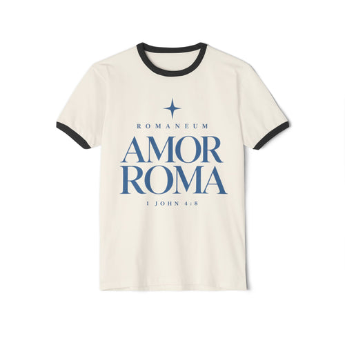 Amor Roma Ringer T-Shirt — "From Above" Graphic Tee