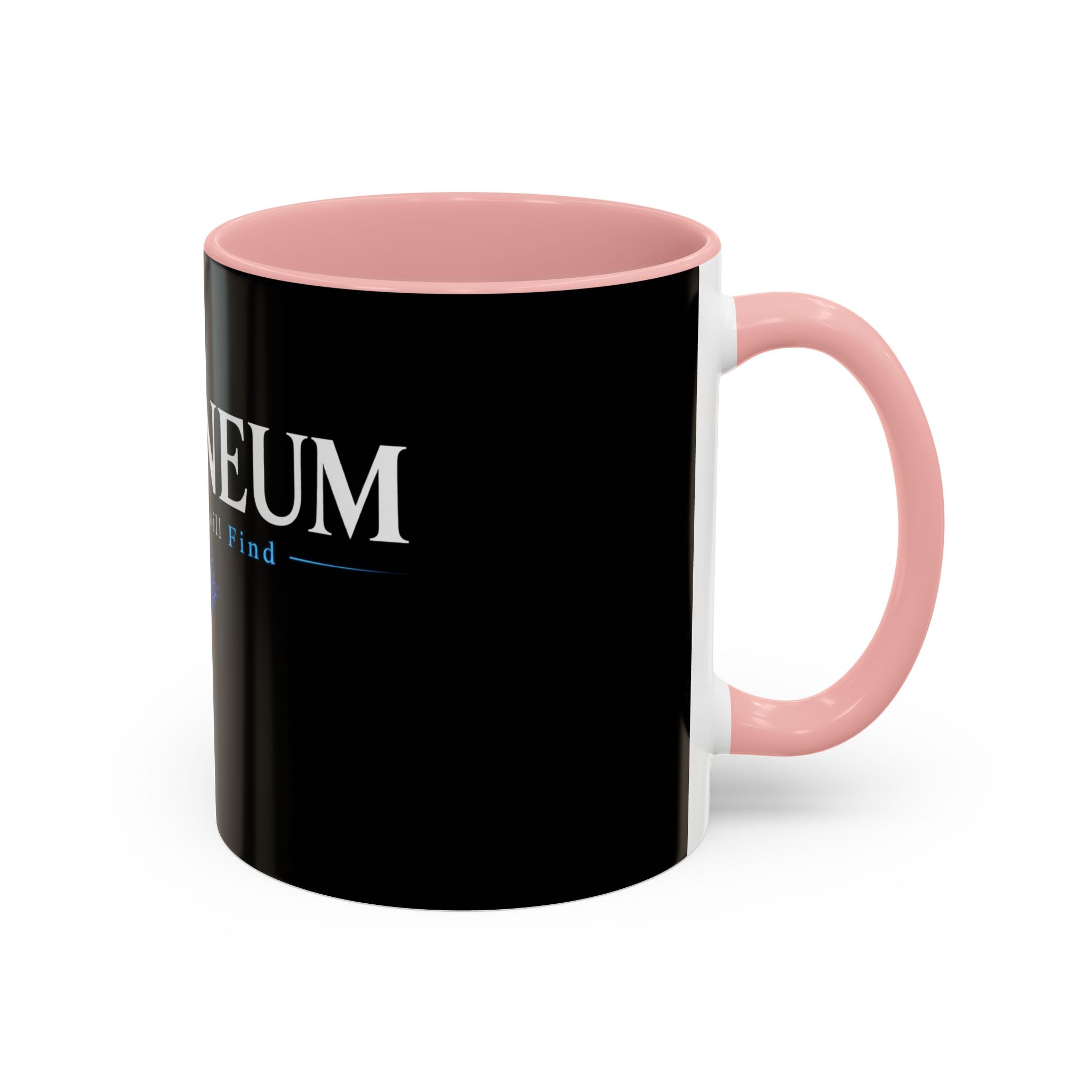 "Seek and You Will Find" Inspirational Black Mug