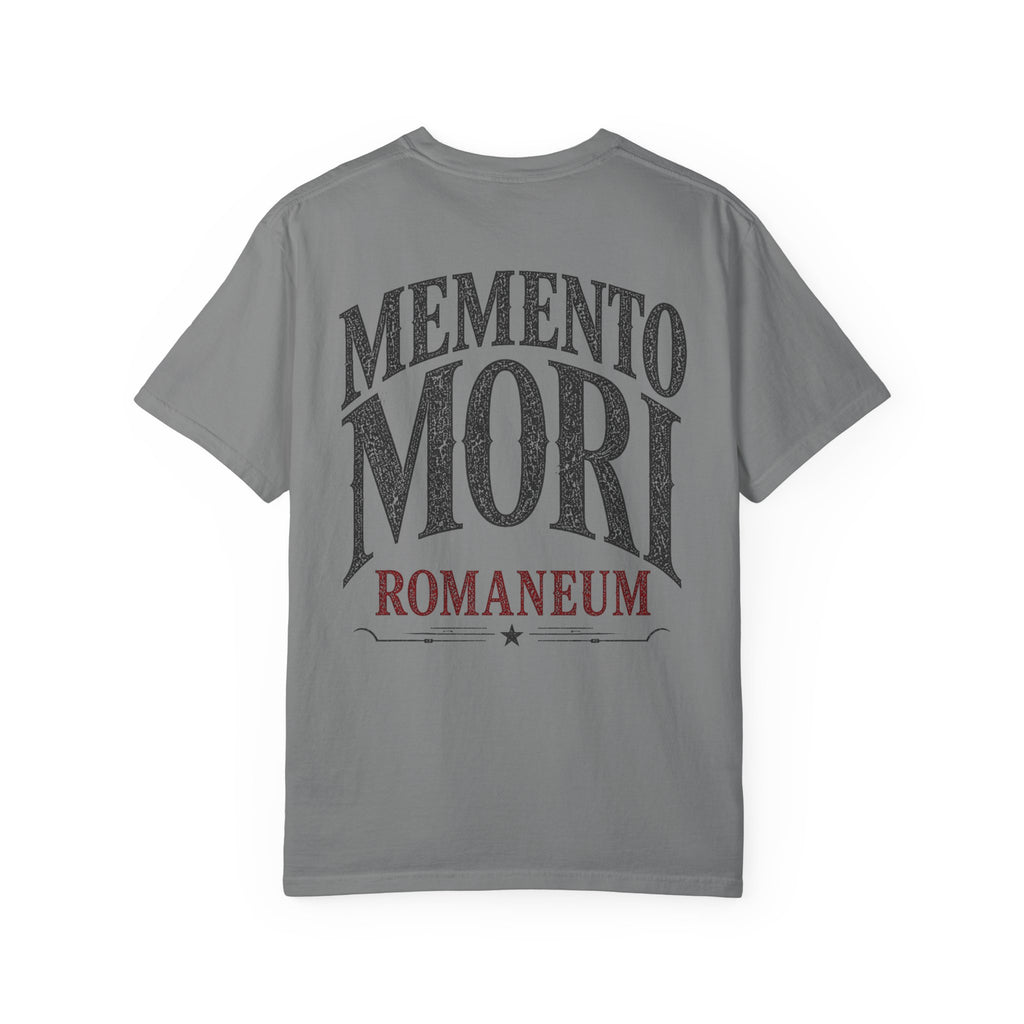 Memento Mori Skull T‑Shirt — Romaneum Gothic Graphic Tee
