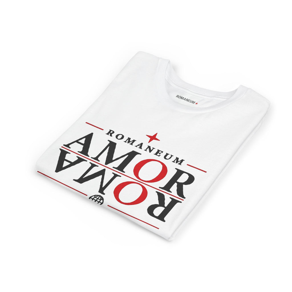 Youth Tee — ROMANEUM “AMOR / ROMA” God Is Love Graphic