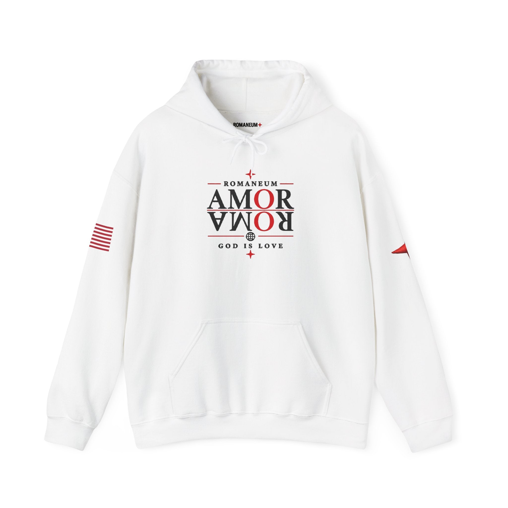 Romaneum ‘Amor’ Hoodie — God Is Love Graphic Sweatshirt