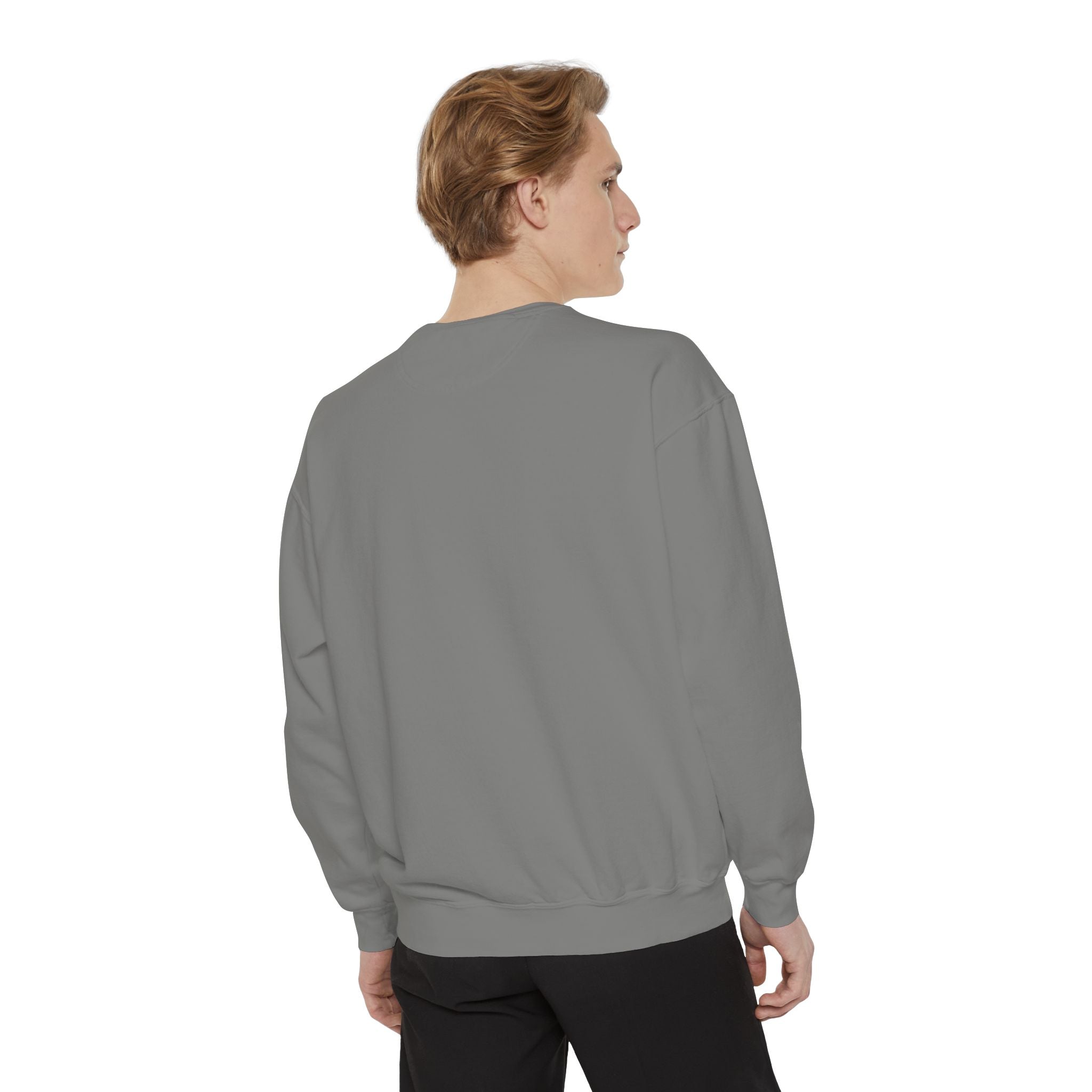 Romaneum Checkerboard Cross Sweatshirt | Minimal Religious Crewneck