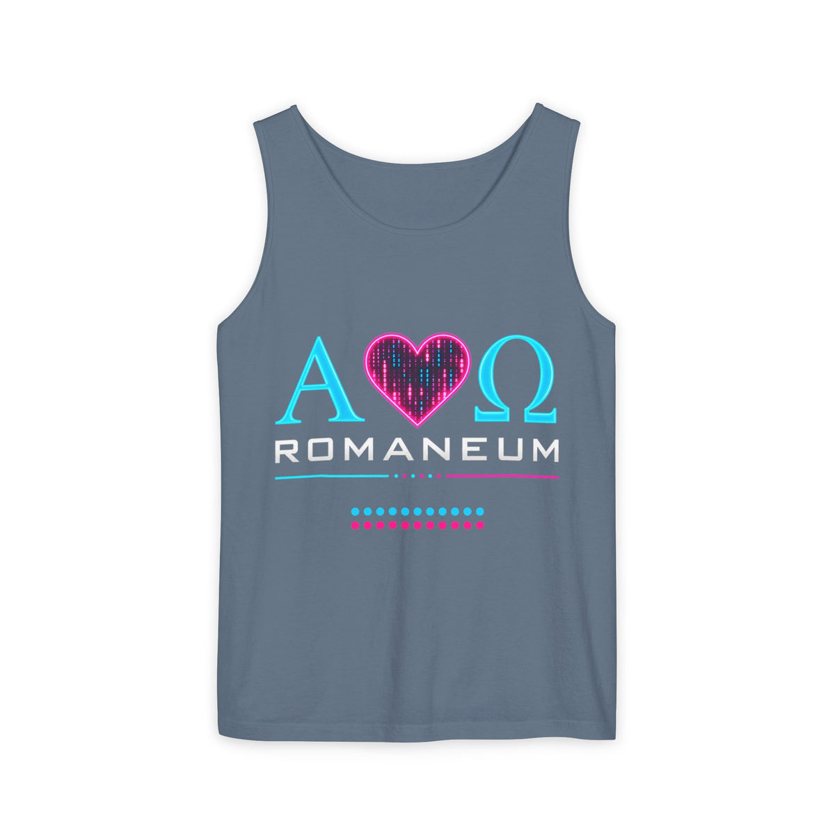 Christian Romanum Tank Top — Alpha Heart Omega "God Is Love" Scripture Tank