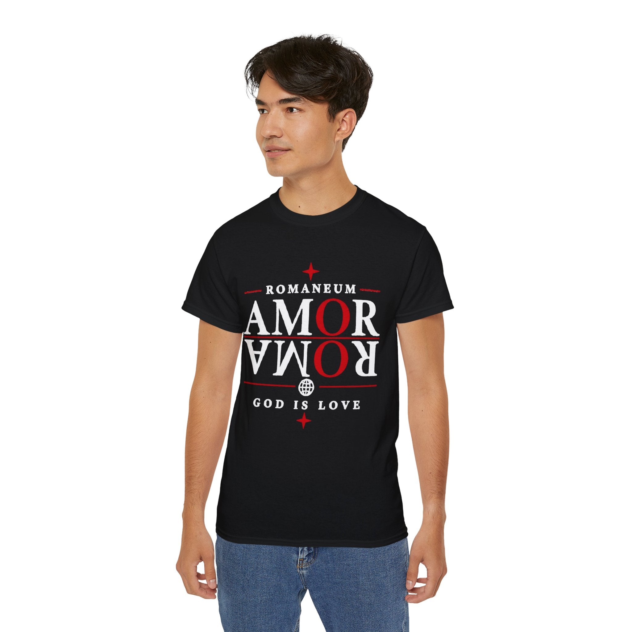 Romaneum AMOR/ROMA God Is Love Graphic Tee