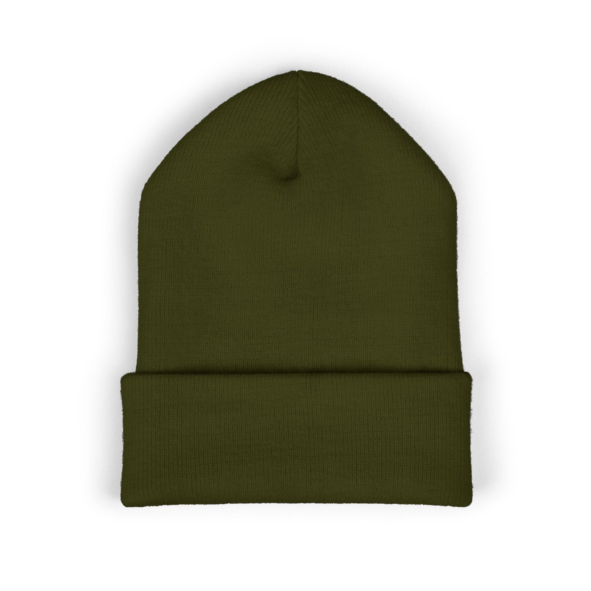Embroidered 'ROMANEUM' Classic Cuffed Beanie —  Knit Cap