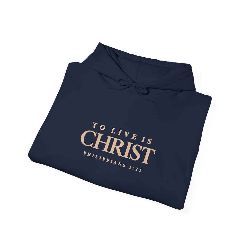 Romaneum Hoodie — "God is Love" Faith Pullover (To Live Is Christ)