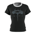 Women's Crown of Thorns Tee — 'Omaneum' Gothic Ringer Shirt