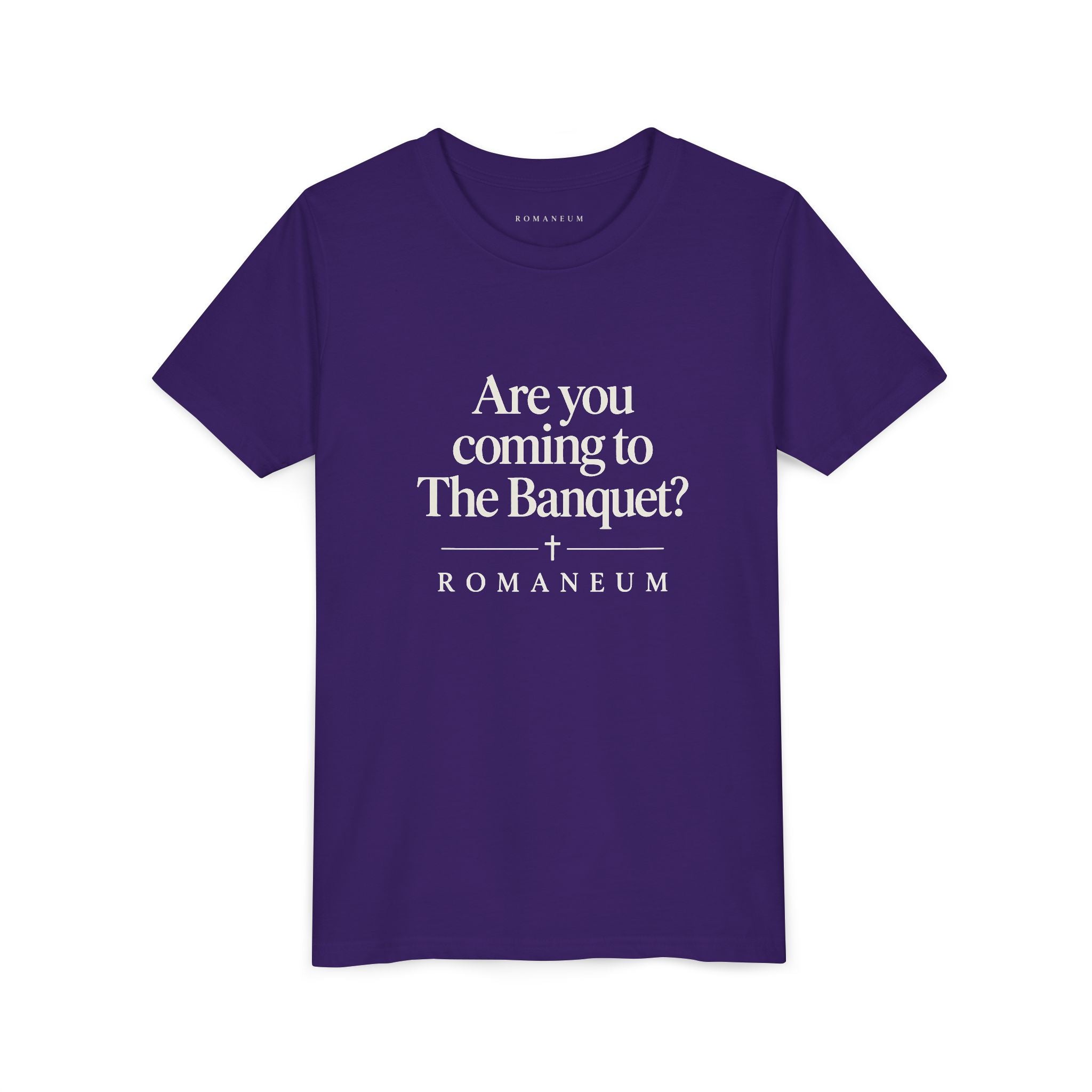 Are You Coming to The Banquet? Youth Tee — Romaneum Christian Youth Shirt