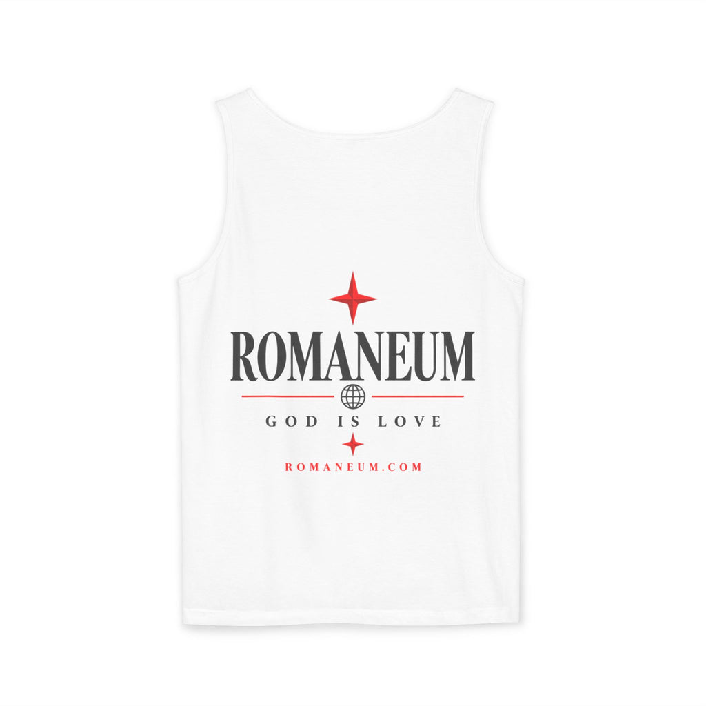 Amor/Roma Romaneum Tank Top — "God Is Love" Graphic Tank