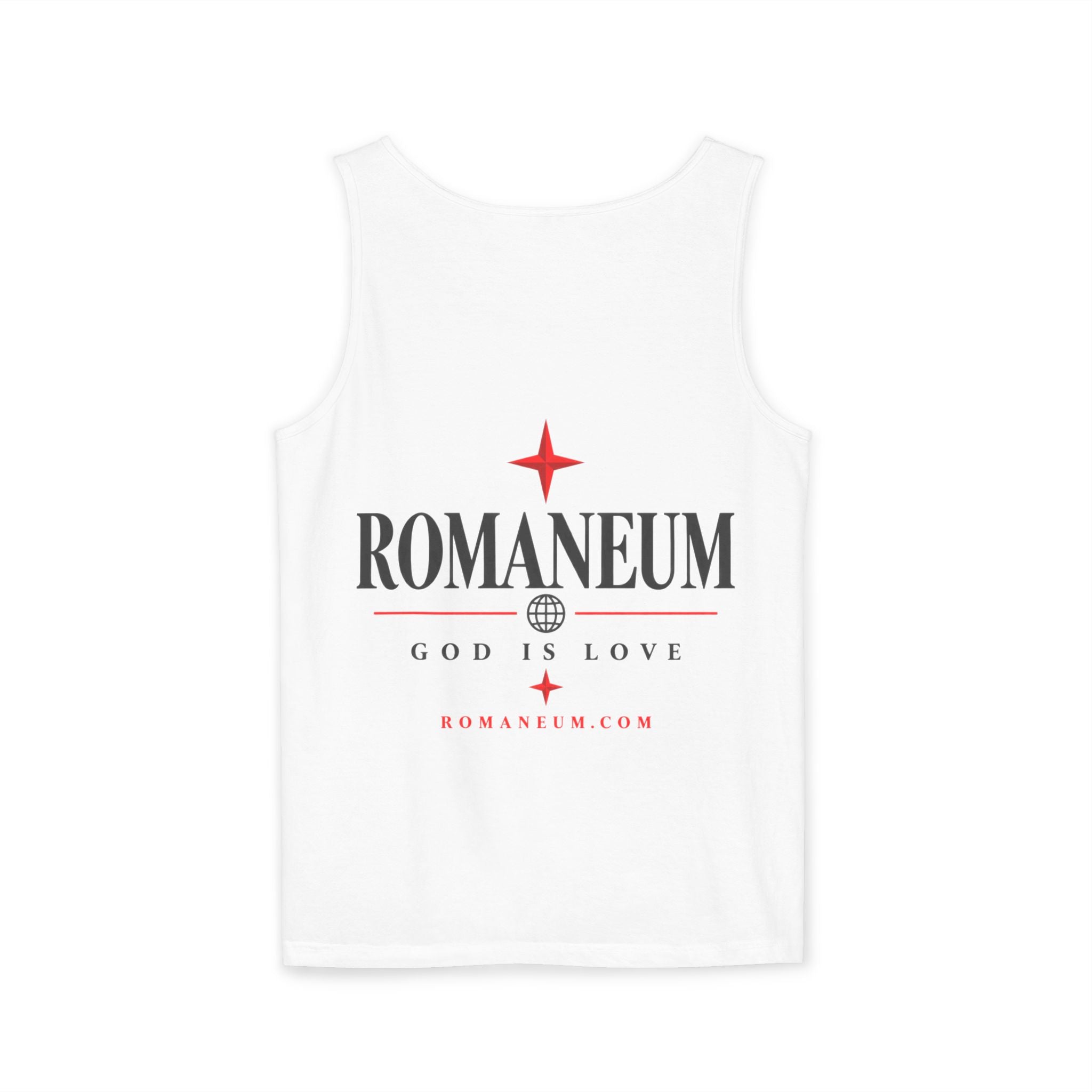 Amor/Roma Romaneum Tank Top — "God Is Love" Graphic Tank