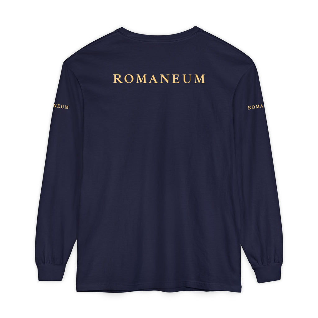 "Rejoice in the Lord Always" Unisex Garment-dyed Long Sleeve T-Shirt