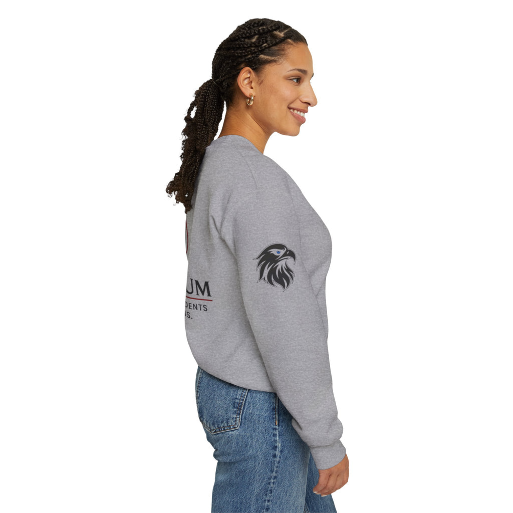 Romaneum eagle crest Crewneck sweatshirt | Romaneum logo, American flag sleeve