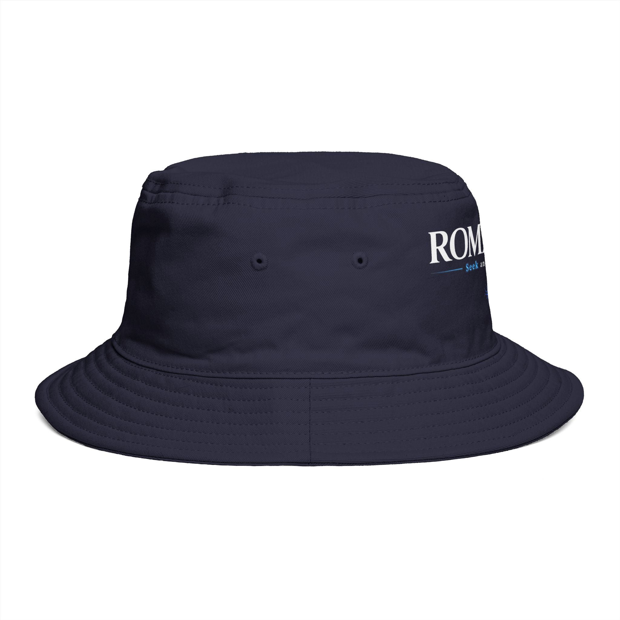 Bucket Hat — Romaneum Embroidered Eye Logo