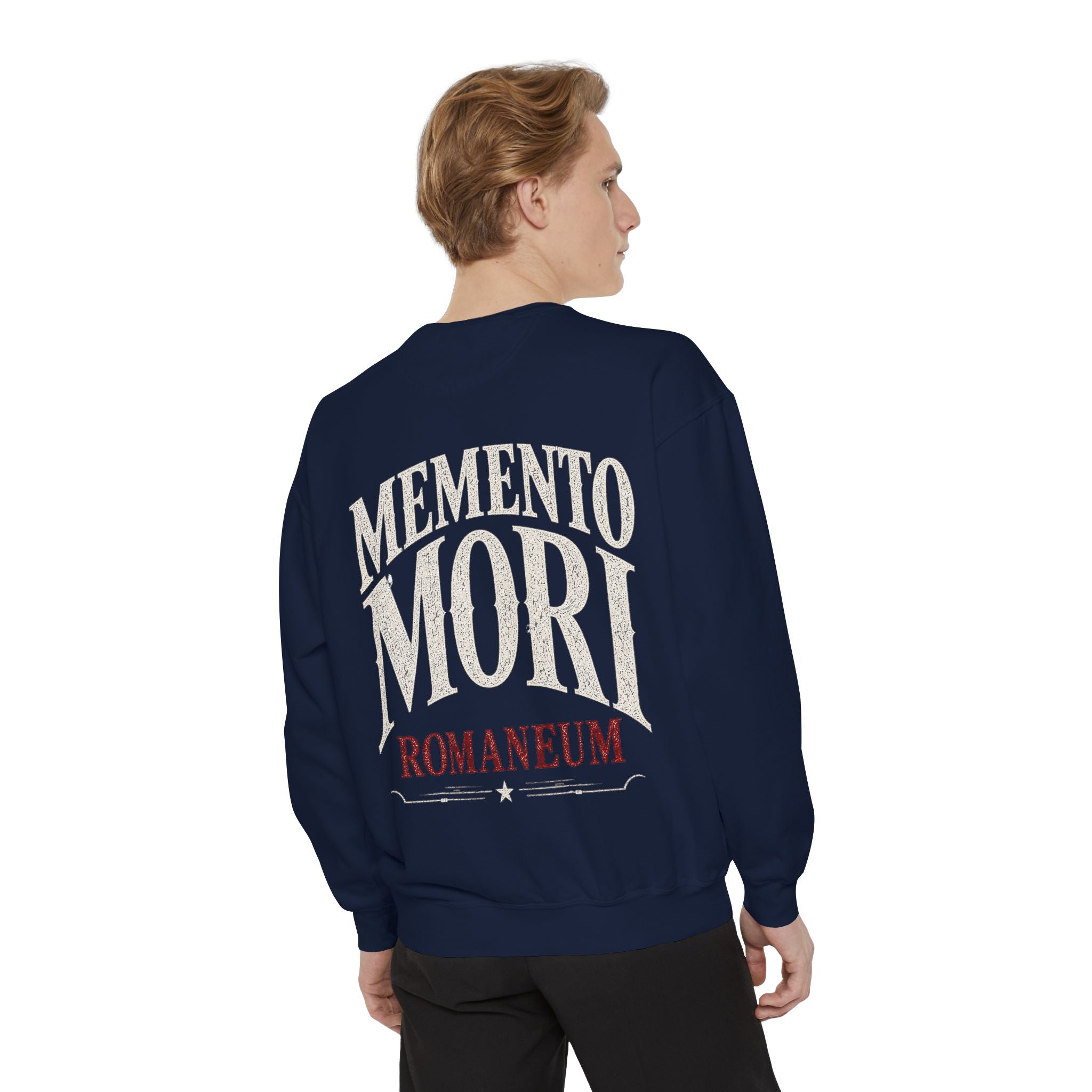 Memento Mori Sweatshirt — Gothic Skull Romaneum Crewneck