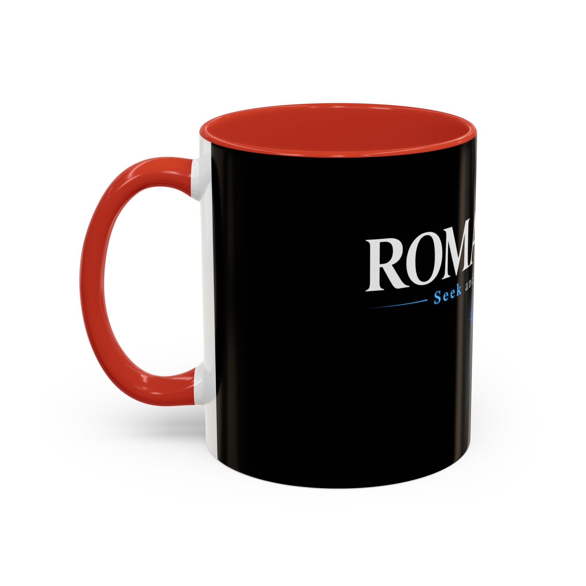 "Seek and You Will Find" Inspirational Black Mug