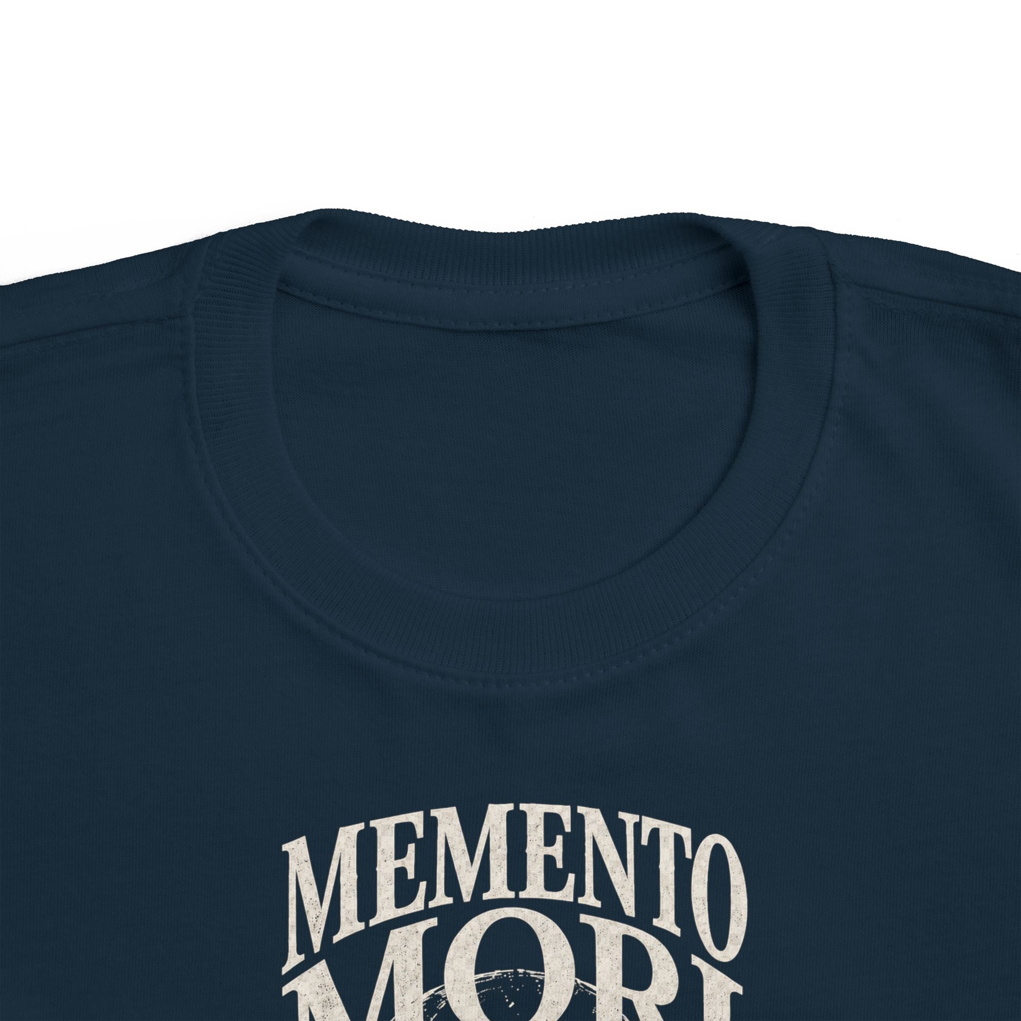 Memento Mori Toddler Tee — Vintage Skull Romaneum Graphic Shirt