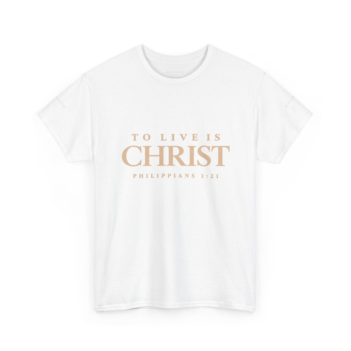Romaneum Tee - "To Live Is Christ"