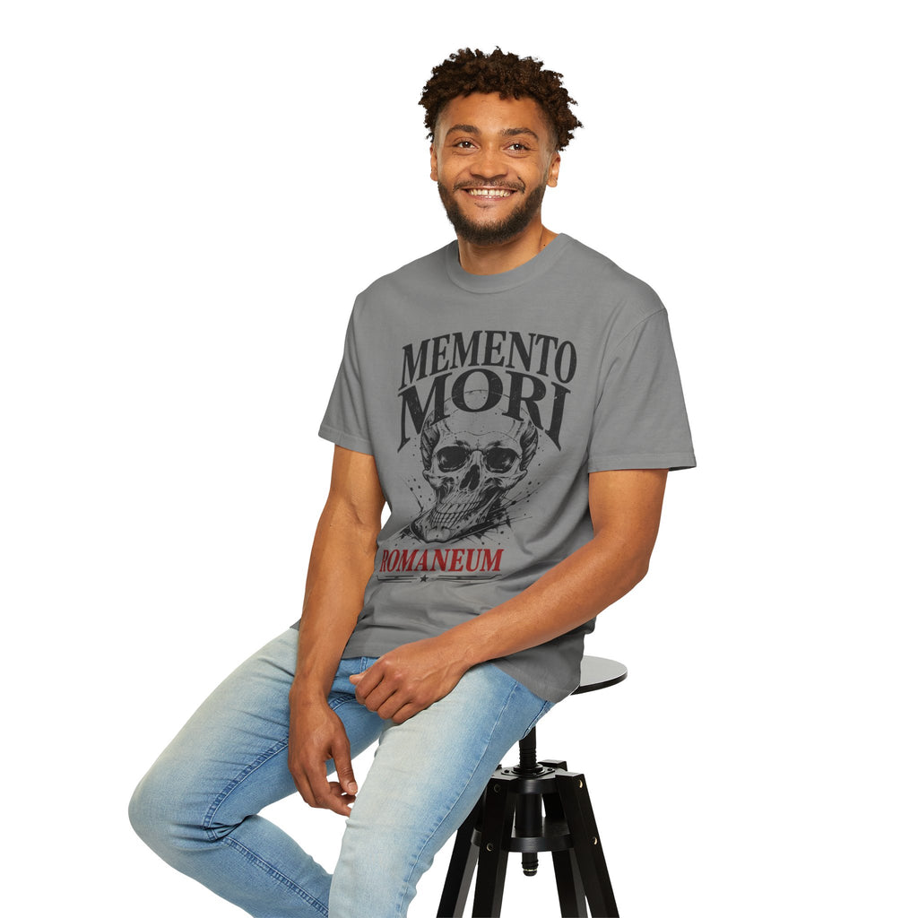 Memento Mori Skull T‑Shirt — Romaneum Gothic Graphic Tee