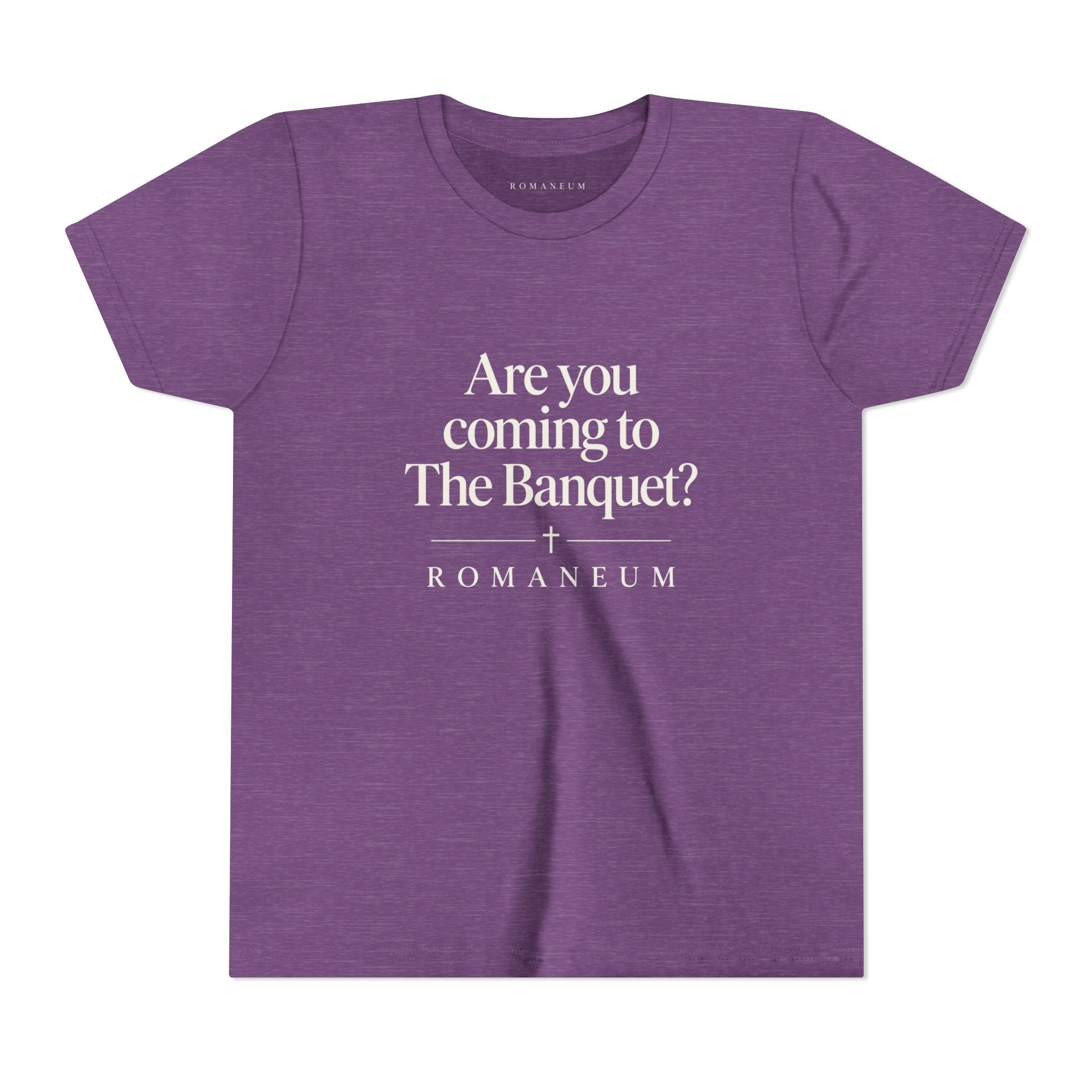 Are You Coming to The Banquet? Youth Tee — Romaneum Christian Youth Shirt
