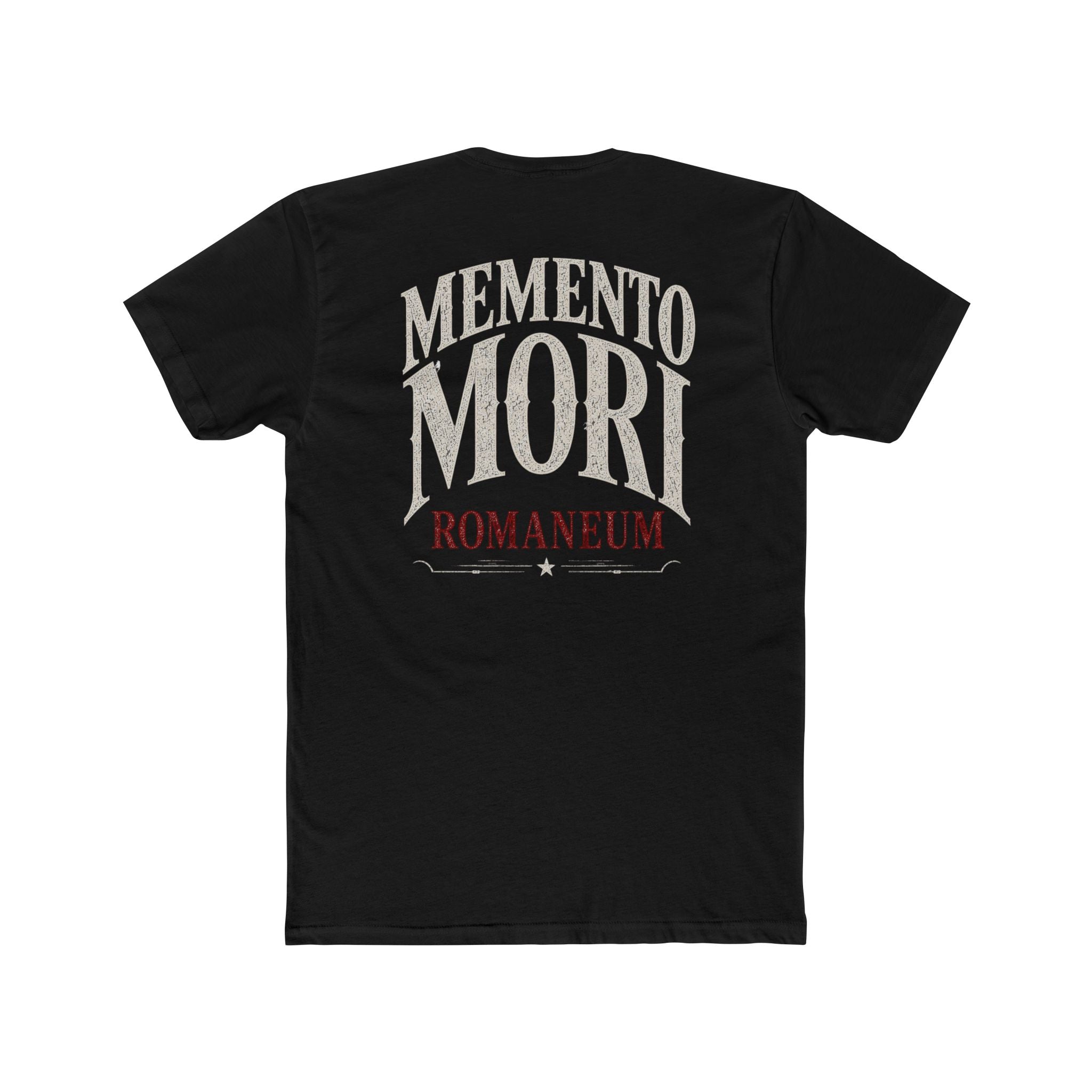 Memento Mori Skull Tee — Romaneum Gothic Graphic T-Shirt
