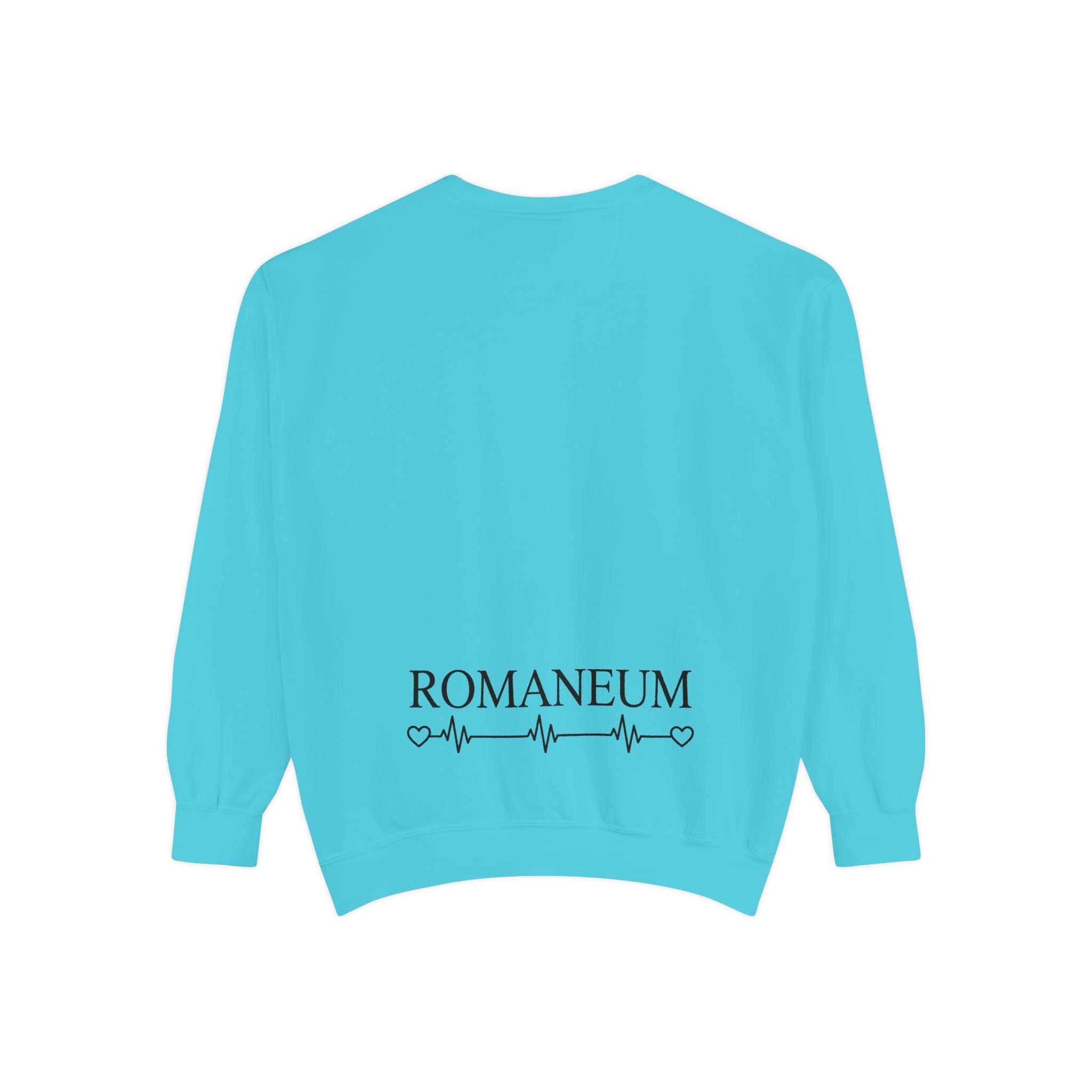 Alpha Omega Heart design sweatshirt | God is Love 1 John 4:8 RomanEum
