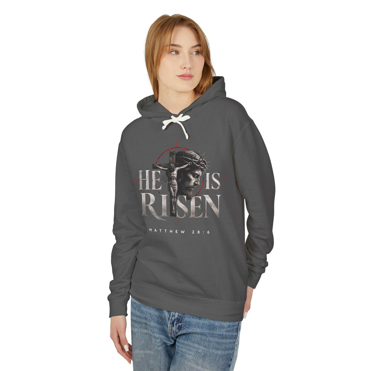 He Is Risen Hoodie — Easter Resurrection Sweatshirt