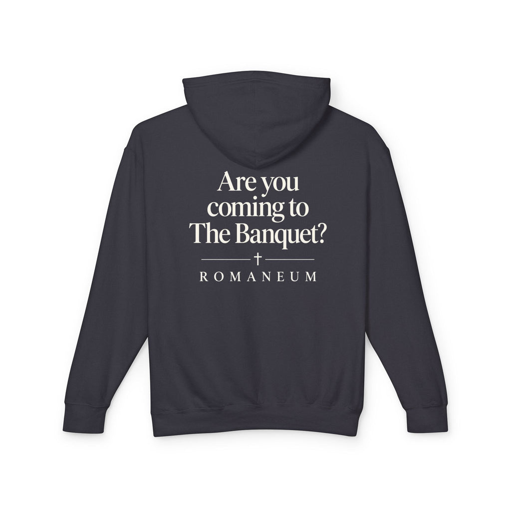 Hoodie — "Are you coming to The Banquet?" ROMANEUM Graphic