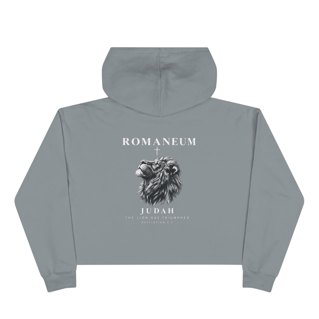 Romaneum Judah Lion Crop Hoodie —  Graphic Crop Hoodie