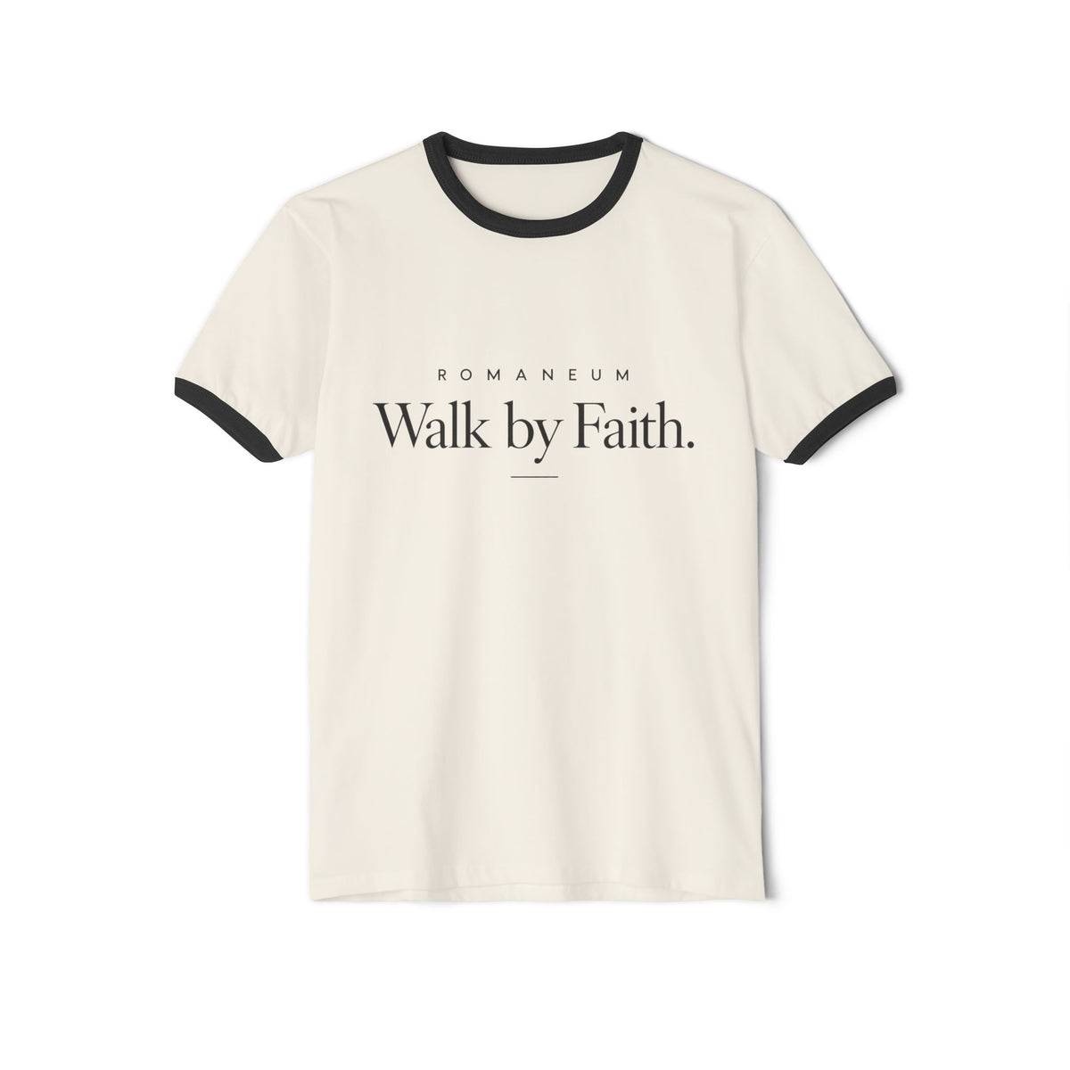 ROMANEUM Walk by Faith Ringer T-Shirt