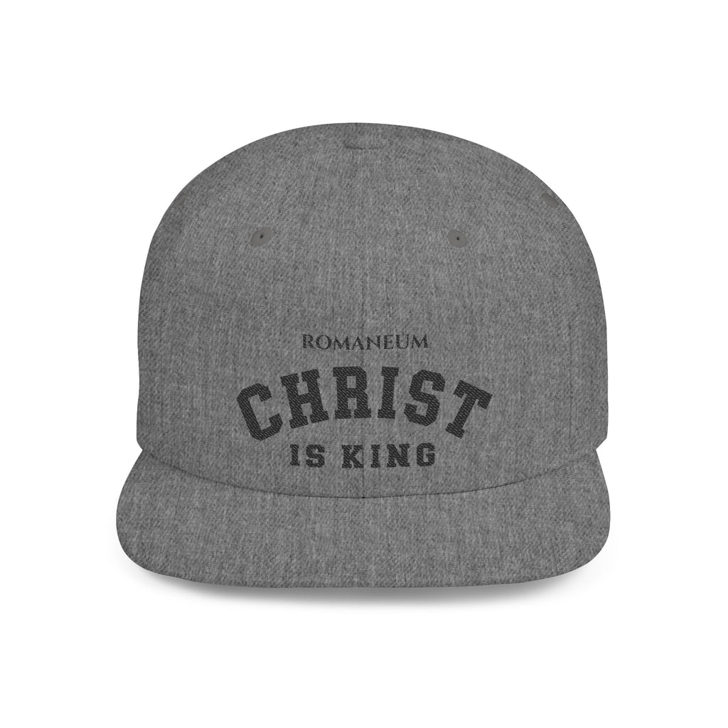 Christ Is King Flat Bill Snapback Hat — Baseball Cap