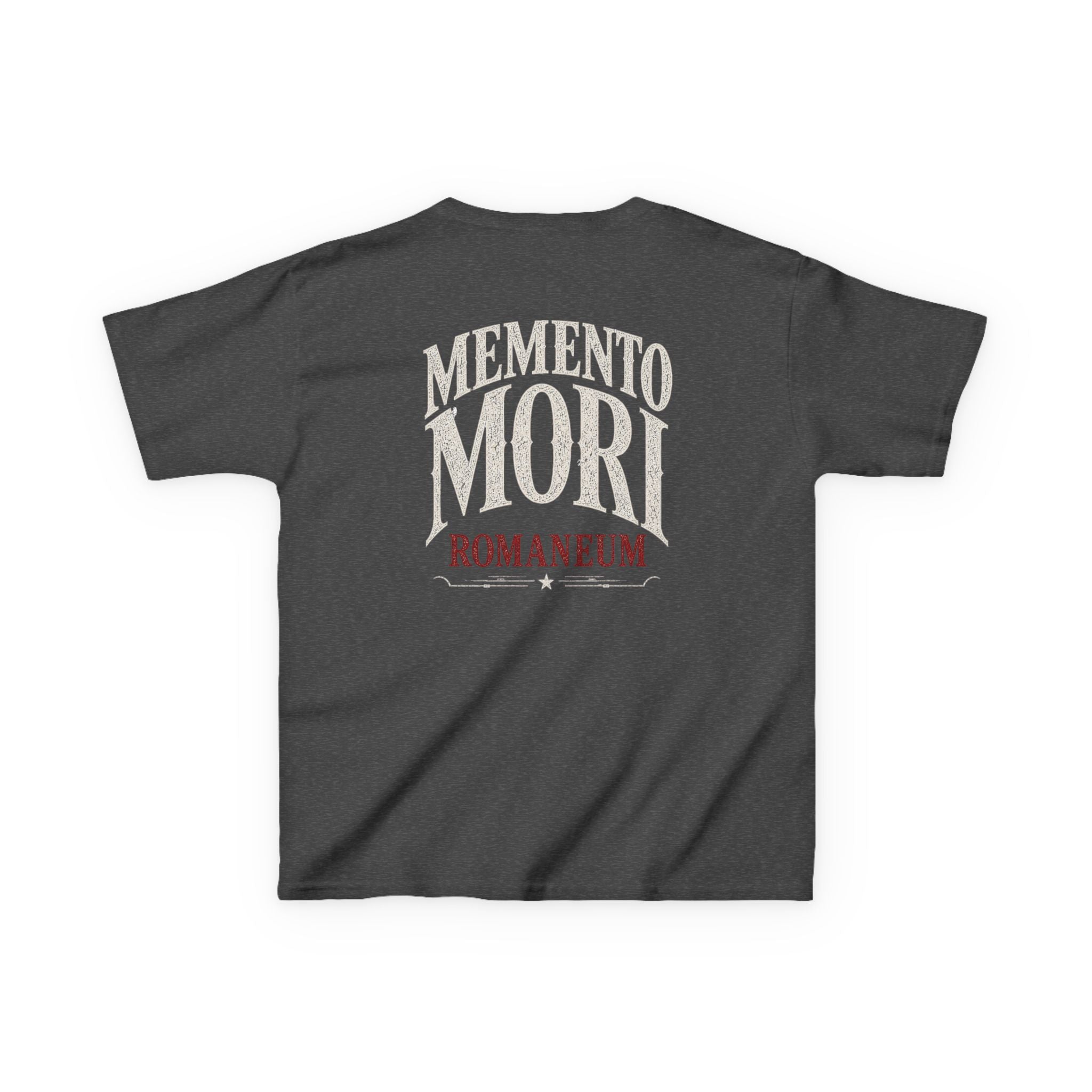 Kids T-Shirt — "Memento Mori" Skull Romaneum Tee