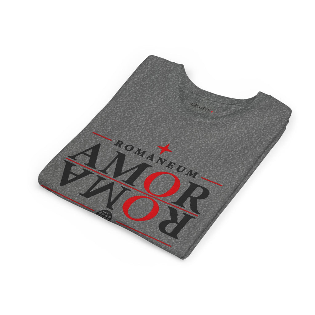 Youth Tee — ROMANEUM “AMOR / ROMA” God Is Love Graphic