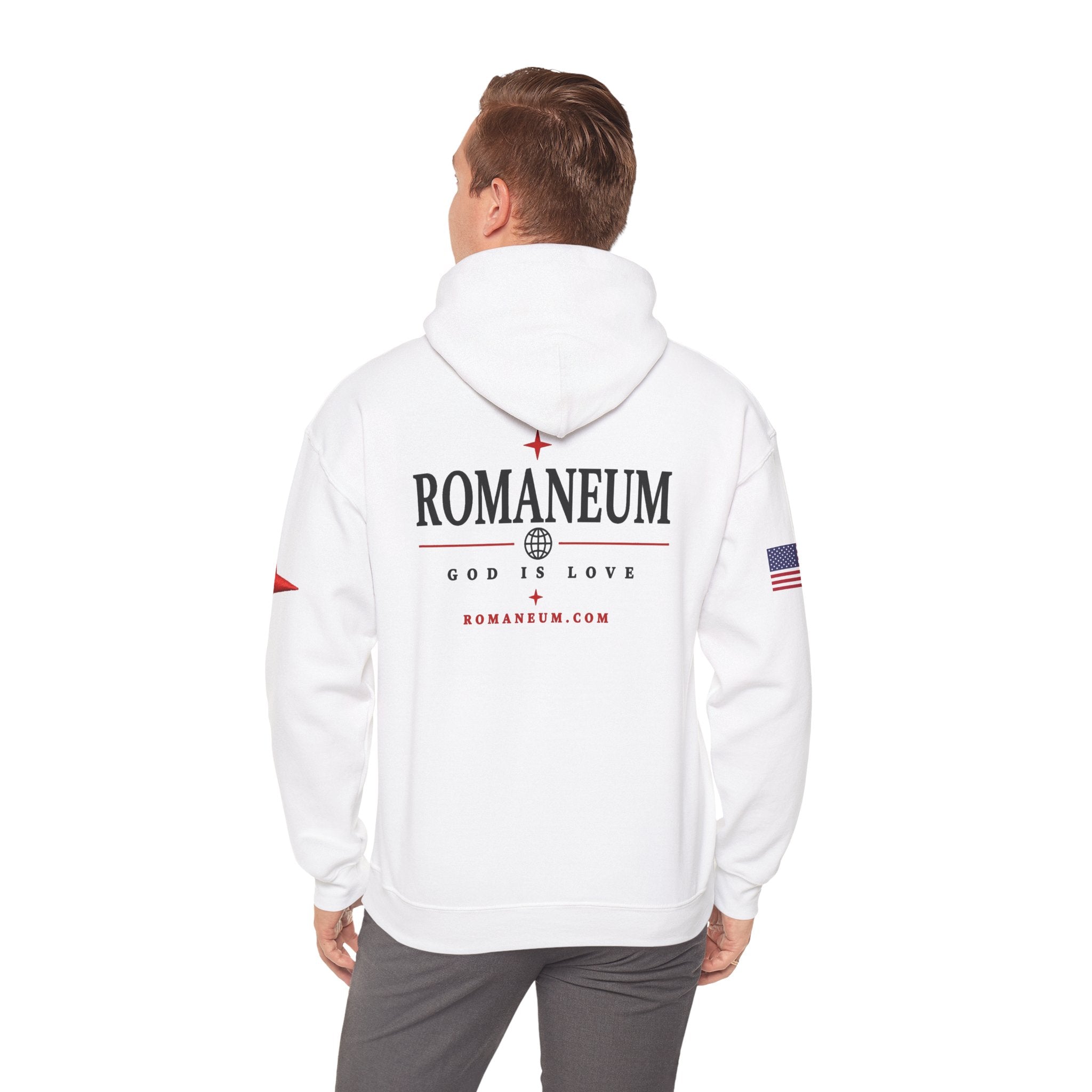 Romaneum ‘Amor’ Hoodie — God Is Love Graphic Sweatshirt