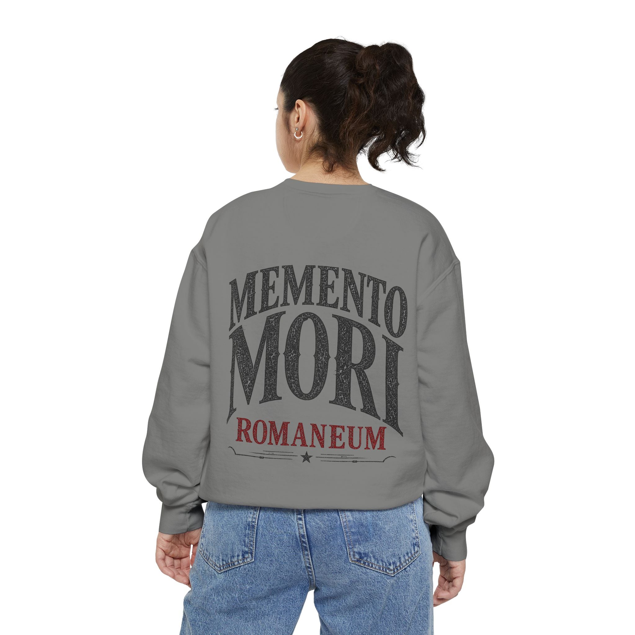 Memento Mori Sweatshirt — Gothic Skull Romaneum Crewneck